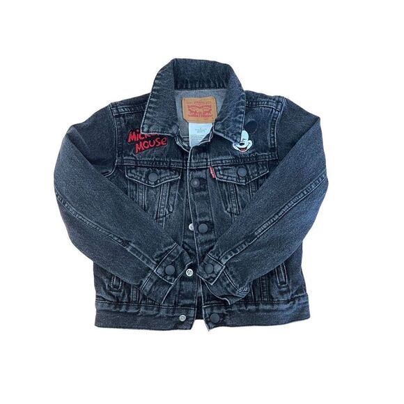 LEVI'S® X DISNEY MICKEY MOUSE EX-BOYFRIEND TRUCKER JACKET boys size 4T - Picture 1 of 4